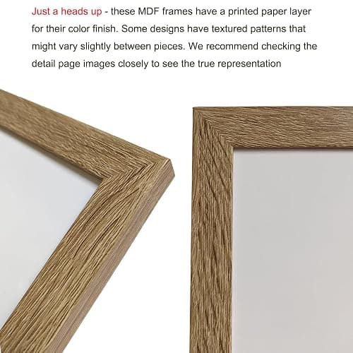 LUCKYLIFE Picture Frame Set 10-Pack, Gallery Wall Frame Collage with 8x10 5x7 4x6 Frames in Natural Woodgrain Finishes thumbnail 7