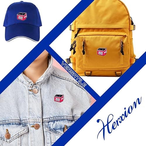 Herxion Enamel Pins, Cute Pins for Backpacks, Hat Pins, Novelty Brooch Pins, Backpack Pins, Lapel Pins for Men, Women, Girls, Boys. For Lanyard, Bags, Hats, Caps, Clothing thumbnail 5