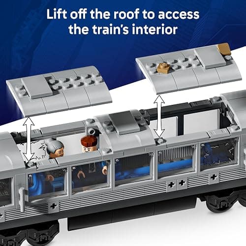 LEGO ǀ Marvel Spider-Man vs. Doc Ock Subway Train Scene - Play & Display Toy with 4 Minifigures - Collectible Super Hero Gift for 9+ Year Old Boys & Movie Fans - 76321 thumbnail 8