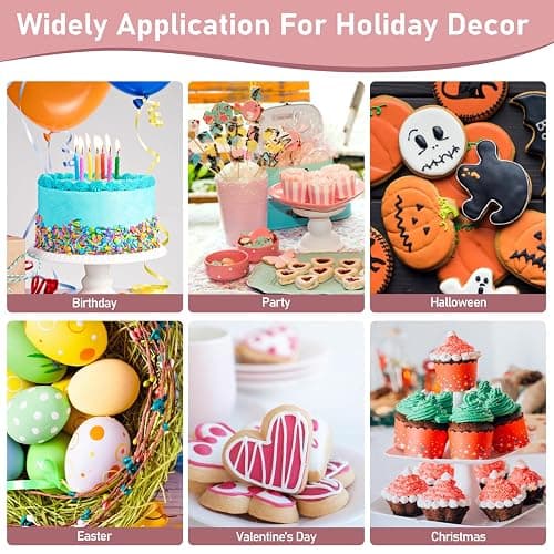 Lebensmittelfarbe Flüssige Set,18 Farben x 10ml Lebensmittel Farben,Hochkonzentriert Lebensmittelfarbstoff für Kuchen Backen,Kekse,Macaron,Tortendeko,Osterei,Fondant,Teig,DIY Slime,Seifen,Backzubehör thumbnail 9