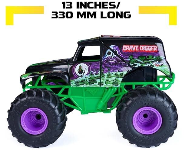 Monster Jam, Official Smash & Bash Grave Digger Remote Control Indoor & Outdoor Vehicle, 1:15 Scale Repairable Monster Truck, Kids Toys for Boy and Girls Ages 4 and up thumbnail 4