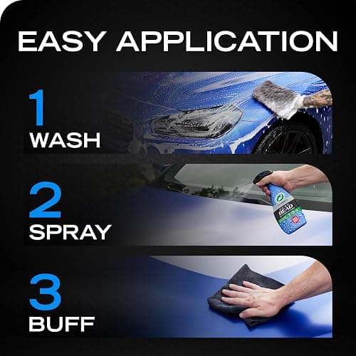 Turtle Wax Hybrid Solutions Pure Bead Advanced Car Coating Spray For Auto, Home & Marine Use, Clear Coat Paint Protection, Streak-Free, Safe for Glass, Metal, Plastics & More, 16 oz (Pack of 1) thumbnail 8