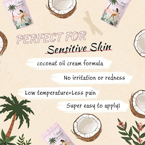 Ajoura 1lb Refill Wax Beans for Hair Removal Kit, Brazilian Coarse Waxing for Bikini, Face, Eyebrow, Back, Chest, Legs, Armpit, At Home Waxing Beads for Women Men thumbnail 3