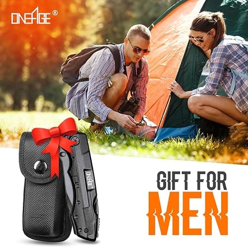 Gifts for Men Him Dad, Pocket Multitool Knife, Christmas Stocking Stuffers for Men, Anniversary Birthday Gifts for Husband, Boyfriend, Guy, Groomsmen, Fathers Day, Gadget for Hiking, Camping, Outdoor thumbnail 7