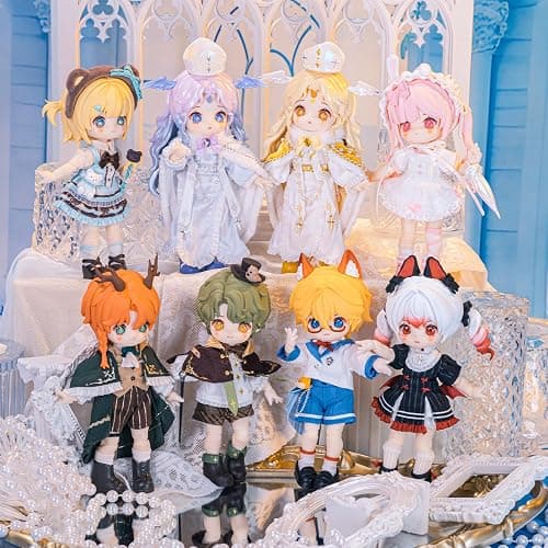 CALEMBOU BJD Blind Box, 1/12 Cute Nagi Mirage Book Series Ball Jointed Blind Box Doll, 6 Inches Dress up Doll with Joints, Collectable Action Figure for Birthday Gifts thumbnail 2