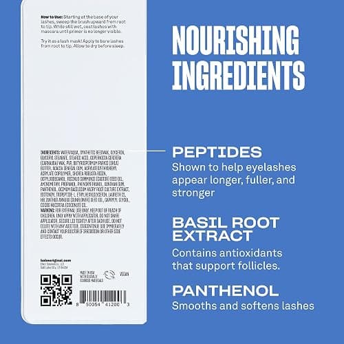 Babe Original Intensifying Lash & Mascara Primer and Lash Mask with Peptides, Shea Butter & Castor Seed Oil Condition & Nourish, Boost Mascara Length, Definition, Volume, Cruelty-Free & Vegan thumbnail 7