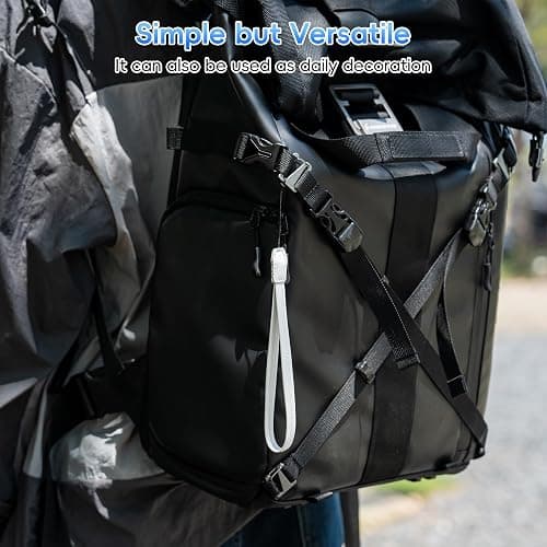 2 Pack Durable PU Leather Short Lightweight Hand Wrist Strap Lanyard String for Canon V10 G7X Mark III G5X Mark II Sony ZV-1 II RX100VII Ricoh GRIIIx Panasonic DMC-LX10 SOFORT 2 Osmo Pocket 3 Camera thumbnail 6