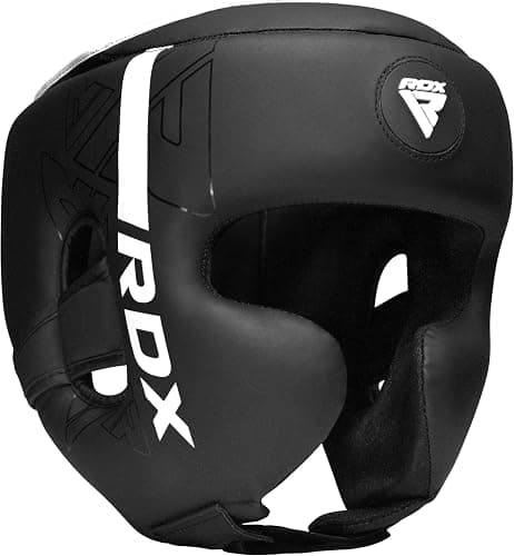 RDX Boxing Headgear, MMA Training, Adjustable Padded Kara,Muay Thai Headgear, Kickboxing, Sparring, Martial Arts, Karate, Taekwondo Helmet - Image 1