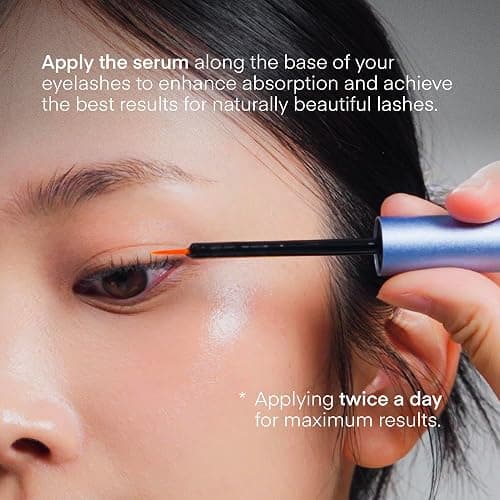 Terez & Honor Natural Eyelash Growth Enhancer and Brow Serum for Long Luscious Lashes and Eyebrows (Lash Serum - 3 mL) thumbnail 5
