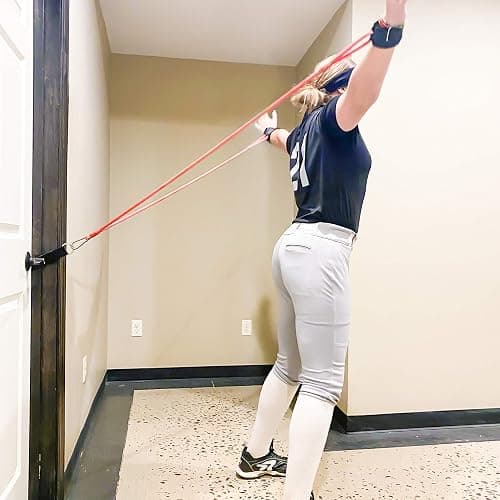 Kinetic Bands Arm Pro Bands Baseball Softball Resistance Training Bands - Arm Strength, Pitching and Conditioning Equipment, Available in 3 Levels (Youth, Advanced, Elite), Anchor Strap, Door Mount thumbnail 6