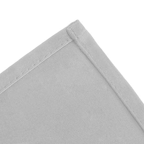 LEMOMO Blackout Curtains 52 x 84 inch/Light Grey Curtains Set of 2 Panels/Thermal Insulated Room Darkening Bedroom Curtains thumbnail 9