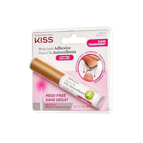 KISS Strip Eyelash Adhesive, Clear 0.176 Oz KPLGL01 (Pack of 2) thumbnail 3