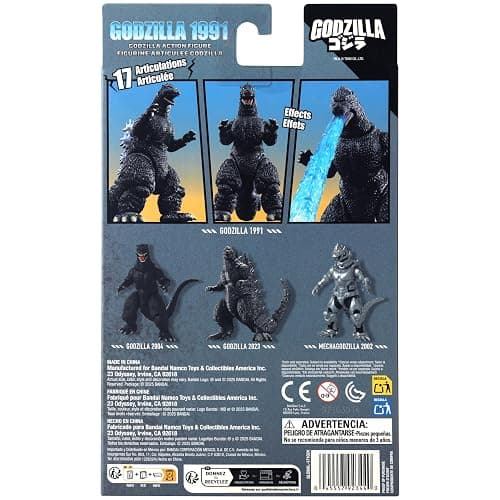 Bandai Namco - Godzilla - Godzilla 1991, 6" Action Figure Set thumbnail 8