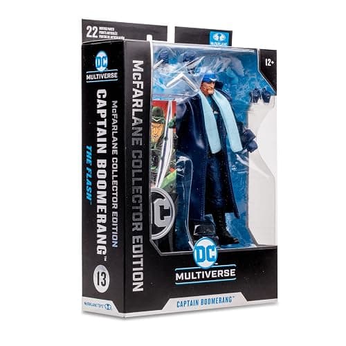 McFarlane Toys - DC Multiverse Captain Boomerang (The Flash) 7in Figure, McFarlane Collector Edition #13, Styles may vary thumbnail 14