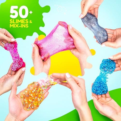 Ultimate Slime Kit for Girls 10-12 | Perfect Toys for Girls 7-12 Years Old | Complete DIY Slime Making Kit for Kids and Boys | Christmas Party Favors thumbnail 2