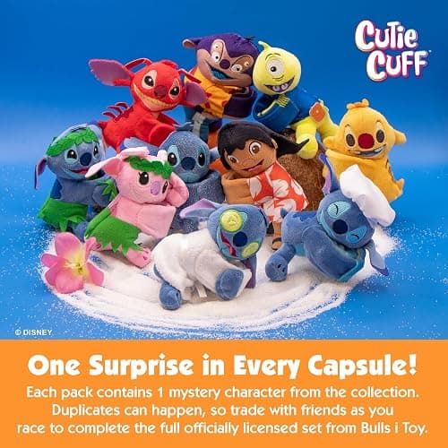 Disney Stitch Cutie Cuff - Mystery Plush Slap Bracelet - Series 3 thumbnail 8