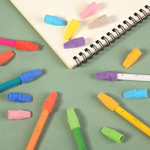 Mr. Pen- Pencil Erasers Toppers, 120 Pack, Colorful, Latex Free, No Smudge | Mr Pen Erasers for Pencils, Pencil Top Erasers, Eraser Caps, Eraser Tops thumbnail 7