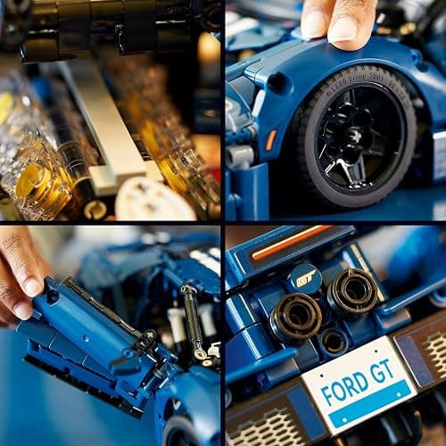 LEGO Technic 2022 Ford GT Building Set for Adults - Gifts for Christmas - Collectible Kit W/Authentic Features, Ages 18+ - 1:12 Scale - Display as Bedroom or Home Decor - 42154 thumbnail 5