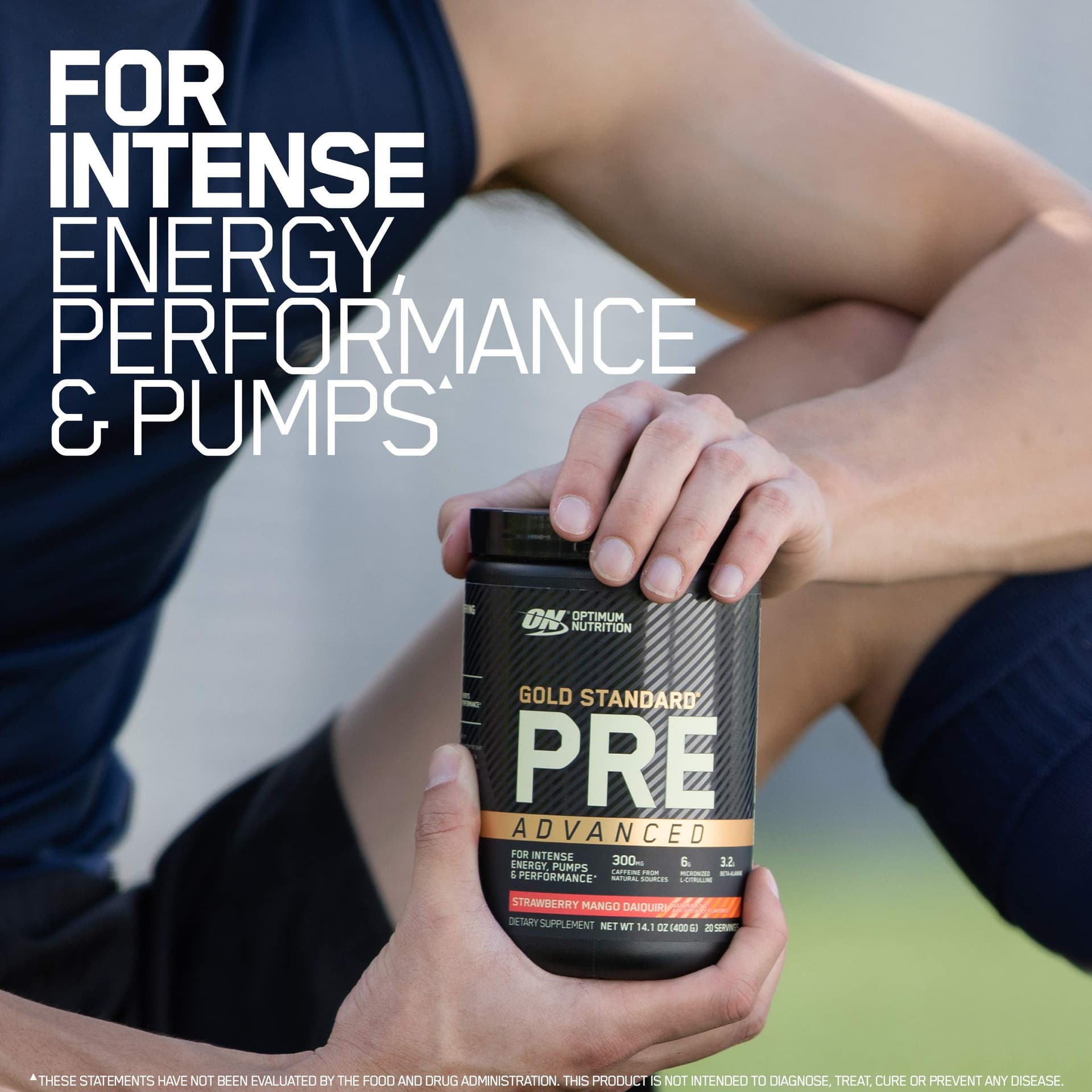 Optimum Nutrition Gold Standard Pre Workout Advanced, with Creatine, Beta-Alanine, Micronized L-Citrulline and Caffeine for Energy, Keto Friendly, Raspberry Lime Mojito, 20 Servings - Berry Blast thumbnail 4