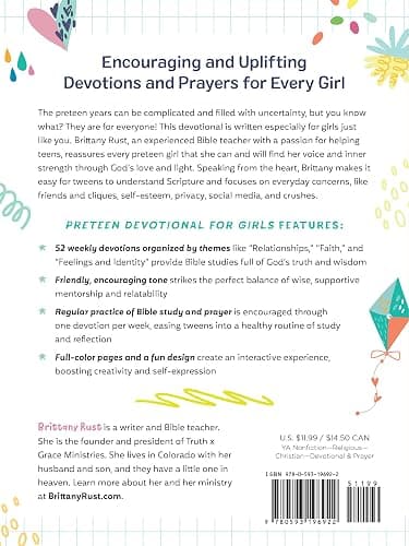 Preteen Devotional for Girls: 52 Weeks of Encouraging Devotions and Scripture for Tweens thumbnail 2