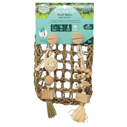 Oxbow Play Wall, Rabbit & Guinea Pig Toys, Guinea Pig Accessories, Small | Woven Play Wall For Rabbits, Guinea Pigs, Hamsters, Chinchillas & Rats, Bunny Enrichment Toys, Guinea Pig Enrichment - Image 1