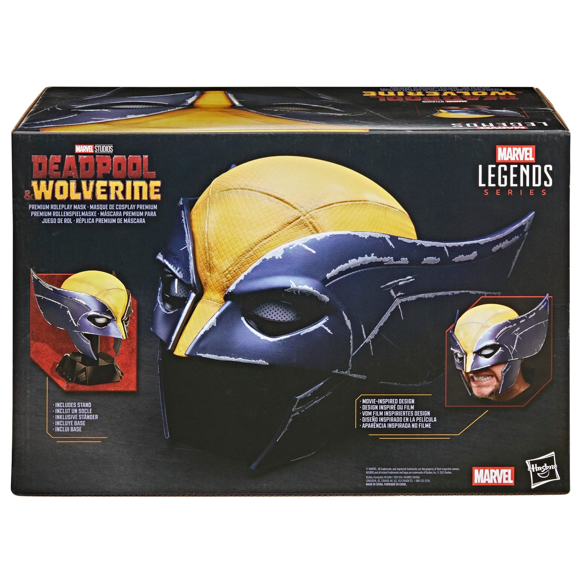 Marvel Legends Series Wolverine High Quality Role Play Mask | Marvel Legends Gears Life Size Prop Replica Deadpool & Wolverine - Wolverine Mask thumbnail 13