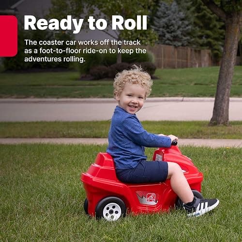 Step2 Up & Down Roller Coaster Toy for Kids, Ride On Push Car, Indoor/Outdoor Playset, Toddlers Ages 2 - 5 years old, Compact Storage, Max Weight 50 lb., Multicolor thumbnail 9