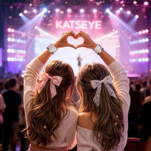 8PCS Beautiful Chaos Tour Bracelets - KATSEYE Merch Bracelets & Outfit Accent, Perfect Friendship Bracelets & Concert Outfits Gift for K-Pop Lovers thumbnail 6