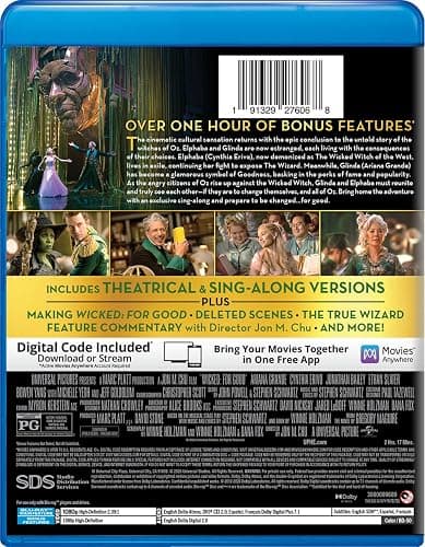 Wicked: For Good (Blu-ray + Digital) thumbnail 3