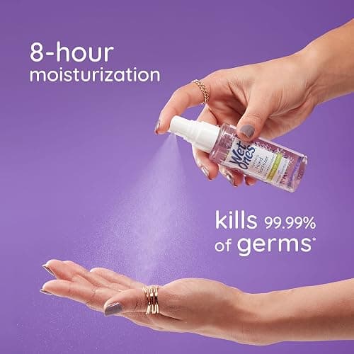 Wet Ones Hydrating Hand Sanitizer Spray Mist | Lavender-Scented Spray Hand Sanitizer Travel Size, 1.95oz (3 Pack) thumbnail 3
