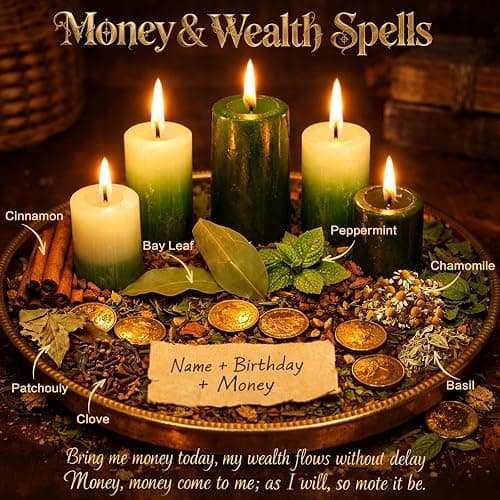 45PCS Herbs for Witchcraft - Wiccan Supplies and Tools - Witchcraft Supplies Dried Flowers Kit for Witch Beginner, Wicca Altar Supplies, Magic Spell, with Witchy Spoon, Witchy Gifts for Women thumbnail 6