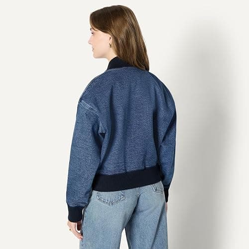 Amazon Essentials (Demi's Pick) Women's Relaxed-Fit Bomber Jacket thumbnail 3