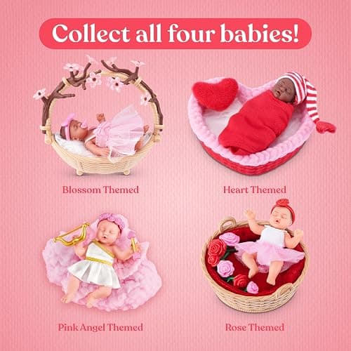 My Mini Baby Sweet Hearts 2 PACK by ZURU – Collectible Mystery Capsule Baby Doll with Accessories & Playset, Realistic Miniature Toy for Girls Ages 3+ thumbnail 3