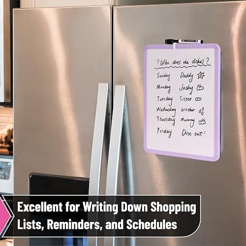 Mr. Pen- Dry Erase Board, 14” x 11” with a Black Dry Erase Marker, Small Mini White Board for Students thumbnail 6
