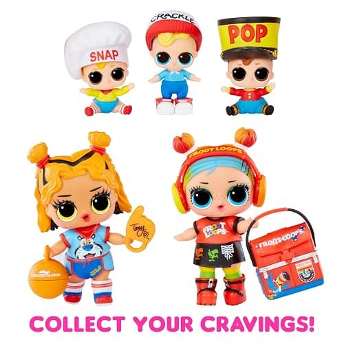 L.O.L. Surprise! Loves Mini Sweets S3 Deluxe- Kellogg's with 4 Dolls, Accessories, Limited Edition Dolls, Candy and Cereal Theme, Kellogg’s Theme, Collectible Dolls- Great Gift for Girls Age 4+ thumbnail 6