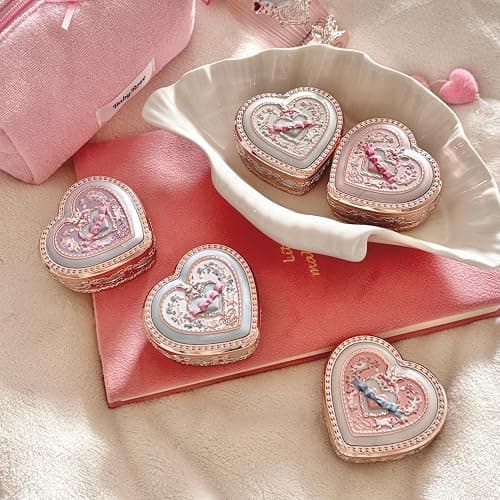 Flower Knows Bunny Garden Embossed Blush,Talc-Free Rose Satin Powder Blush,Highly Pigmented,Buildable&Blendable Formula,Dimensional Cheek Color for a Deep,Luminous Finish,Gift-Worthy(S02 Berry Bunny) thumbnail 8