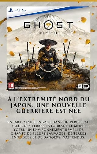Sony, Ghost of Yotei PS5, Jeu action-aventure, Édition Standard, Version Physique avec CD, En Français, 1 joueur, PEGI 18, Pour PlayStation 5 thumbnail 2