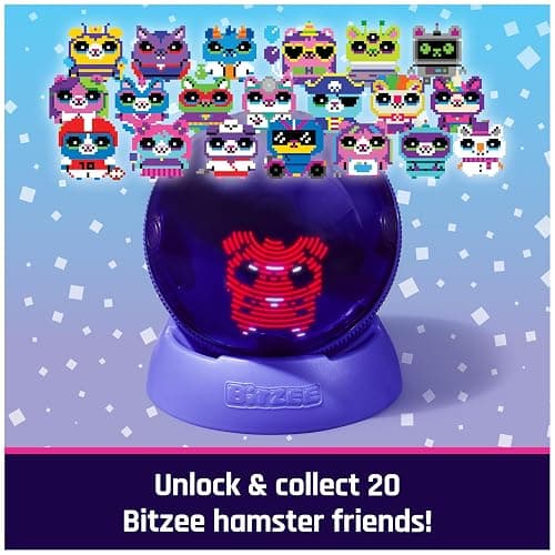 BITZEE, Hamster Ball Interactive Toy Hamster with Over 20 Hamsters Inside, Rolls & Reacts to Touch, Digital Pet Gifts & Stocking Stuffers for Kids thumbnail 8