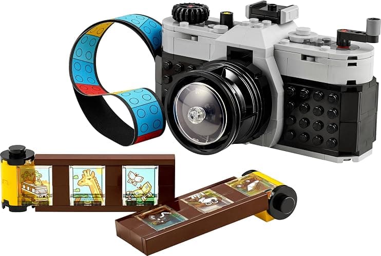 LEGO Creator 3in1 Retro Camera Toy to Video Camera to TV Set, Kids' Desk Decoration or Bedroom Accessories, Photography Gifts for Girls and Boys Aged 8 Plus Years Old Who Enjoy Creative Play 31147 thumbnail 8