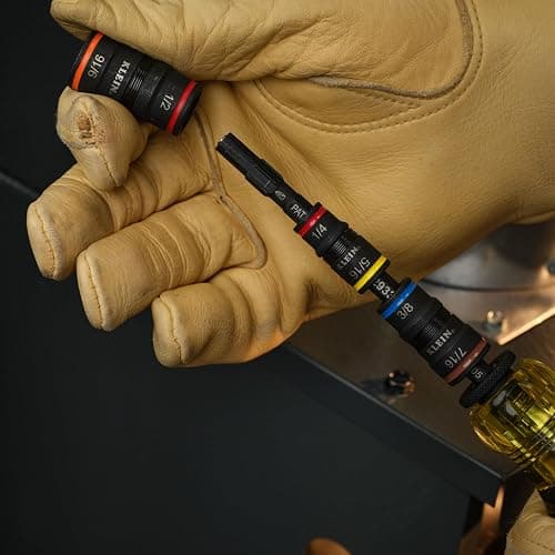 Klein Tools 32303HD Impact Driver Set, 20-in-1 SAE Impact Rated Sockets and Screwdriver Tool with Phillips, Slotted, Square and Torx Tips thumbnail 11