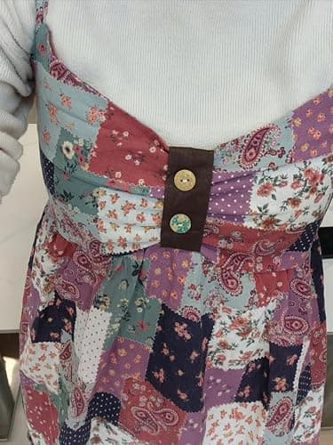 Coquette Cutecore Floral Spaghetti Strap Tank Top Boho Ruched Neck Babydoll Sleeveless Shirts Tees Summer Mini Dress thumbnail 5