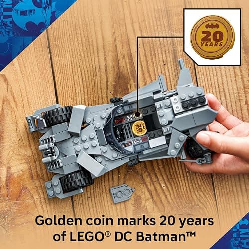 LEGO DC Batman: Batman v Superman Batmobile 76331 | Building Toys for Boys & Girls, Ages 9+, Super Hero Toy for Kids, Armored Batman Minifigure, 220 Pieces, Gift for Birthdays thumbnail 6