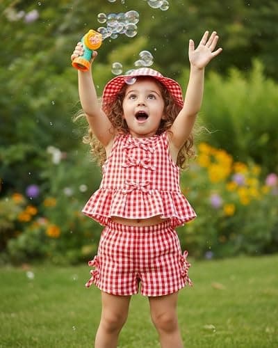 SODLON Baby Girl Clothes Infant Toddler Summer Outfits Clothing Sleeveless Ruffle Tank Top Shorts Sets with Hat for Girls thumbnail 2
