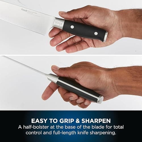 Ninja Foodi StaySharp Knife Block with Integrated Sharpener Deluxe 14-Piece Set K32014EUUK - Black thumbnail 11