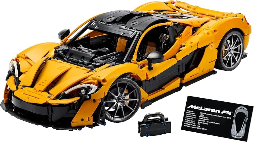 LEGO Technic McLaren P1 - Kit Maquette Hypercar pour Adultes - Idée Cadeau pour Les Passionnés de Voitures - Objet Collector à Échelle Réduite - Réplique de Voiture de Course 42172 thumbnail 9