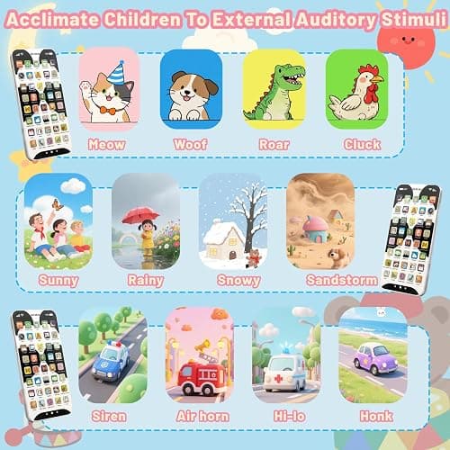 Kids Phone with 10,000+ Educational Content, Rechargeable Toddler Learning Phone with Music & Sounds, Pretend Play Cell Phone for Boys & Girls Ages, Best Gift for Toddler Toys thumbnail 8