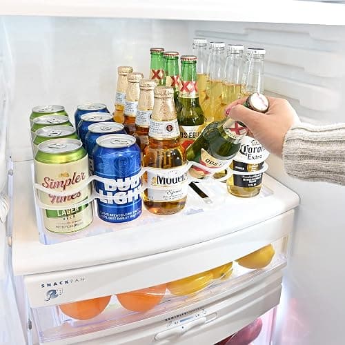 Display Technologies, Fridge-Plus Drink Organizer for Refrigerator Storage - Soda Can Dispenser and Soda Can Organizer Rack for Bar Fridge (Pack of 1) thumbnail 5