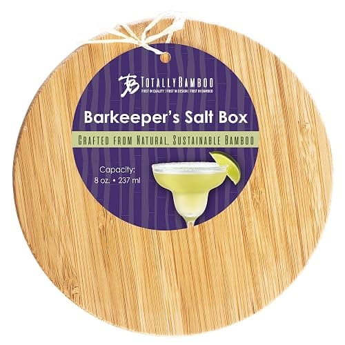 Totally Bamboo Margarita Salt Rimmer – Eco-Friendly Bamboo Glass Rimmer with Swivel Lid and Magnetic Closure | Cocktail Bar Tool for Margaritas and More thumbnail 7