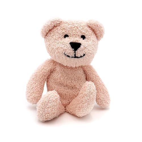 Thermal-Aid Zoo Mini — (Bella The Pink Bear) — Mold-Resistant, Washable Hot & Cold Pack for Kids — Heating and Cooling Pad with Natural Corn Filling — Reusable Plush Toy - Image 1
