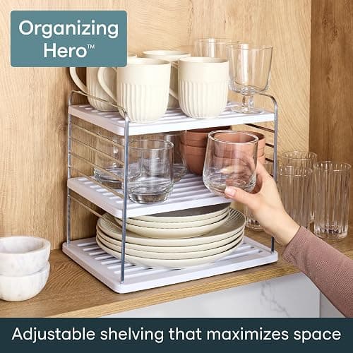 YouCopia UpSpace Cabinet Box Organizer Large, Adjustable Foil Wrap Shelf thumbnail 3